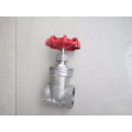 Stainles Steel Female Thread Gate Valve in 200wog (Z15)